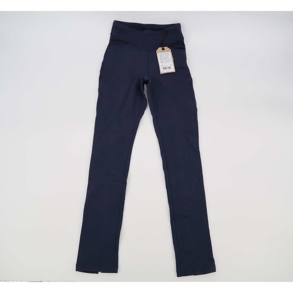 Prana Women's XS Monte Baldo Legging Ankle Length Leggings Pockets Navy NEW NWT